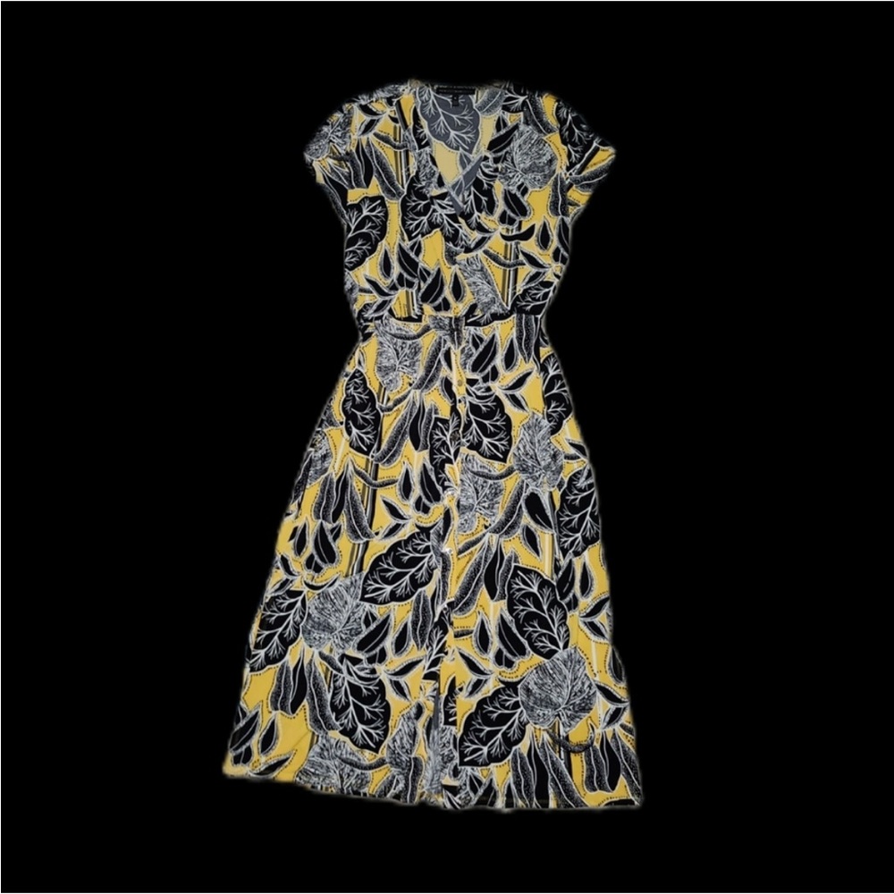 WHBM Yellow Maxi Dress